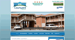 Desktop Screenshot of courtyardmotorinn.com.au